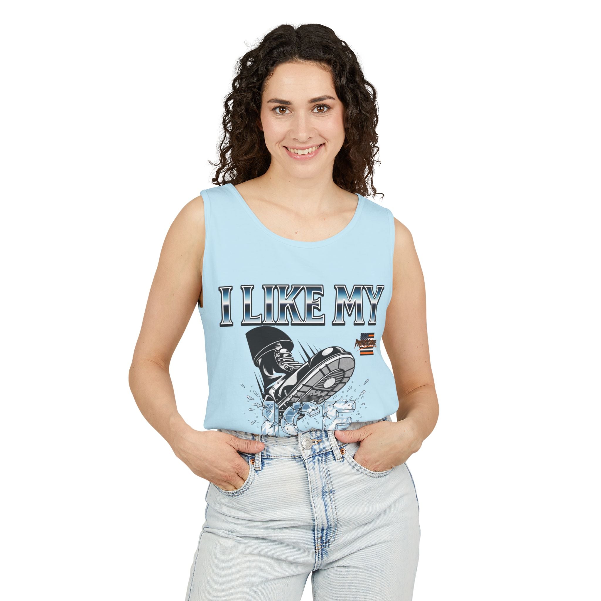 I Like My ICE Crushed Unisex Cotton Tank Top