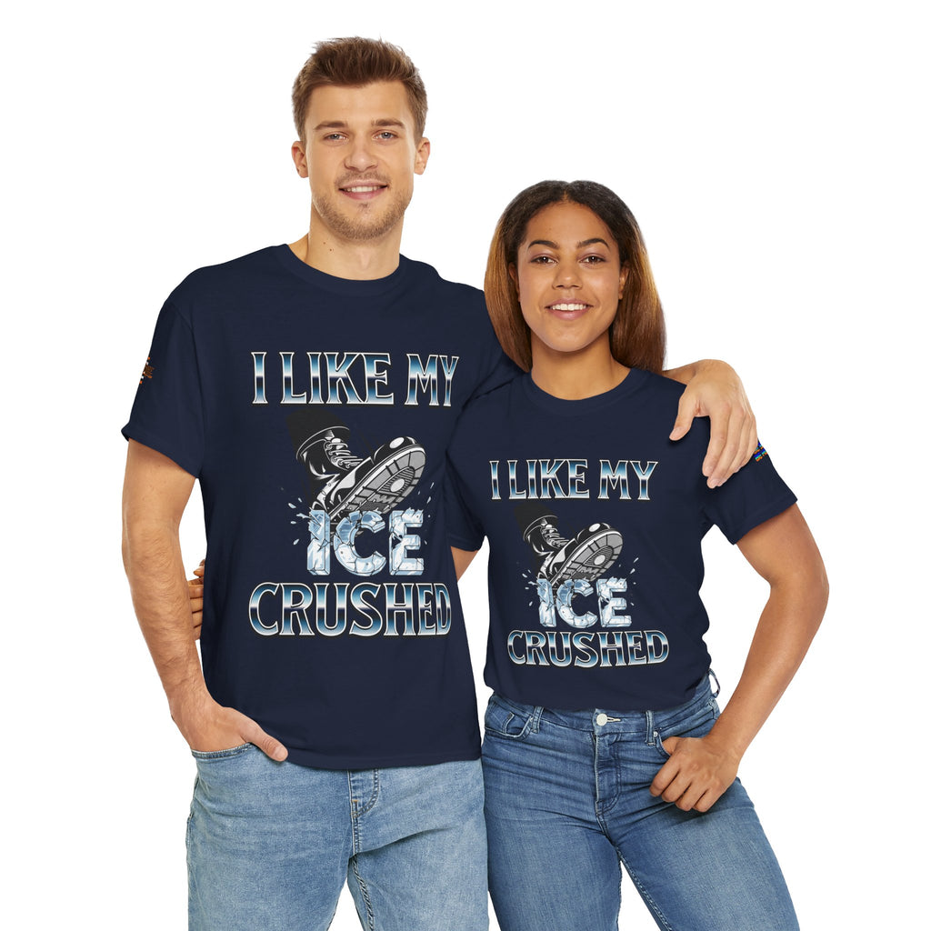 I Like My ICE Crushed Unisex Heavy Cotton Gildan Tee, Casual Wear, Gift for Activists, Comfortable Protest Wear