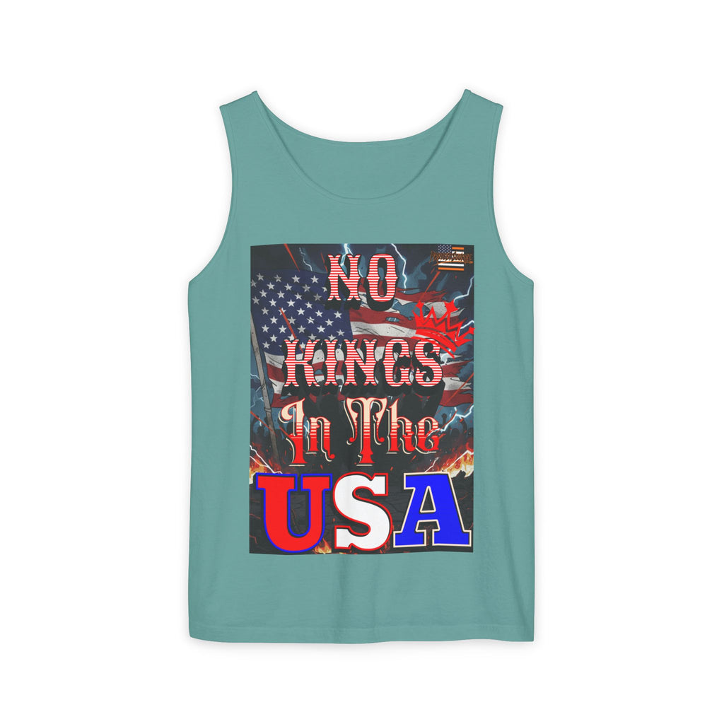 No Kings In The USA Unisex Cotton Tank Top