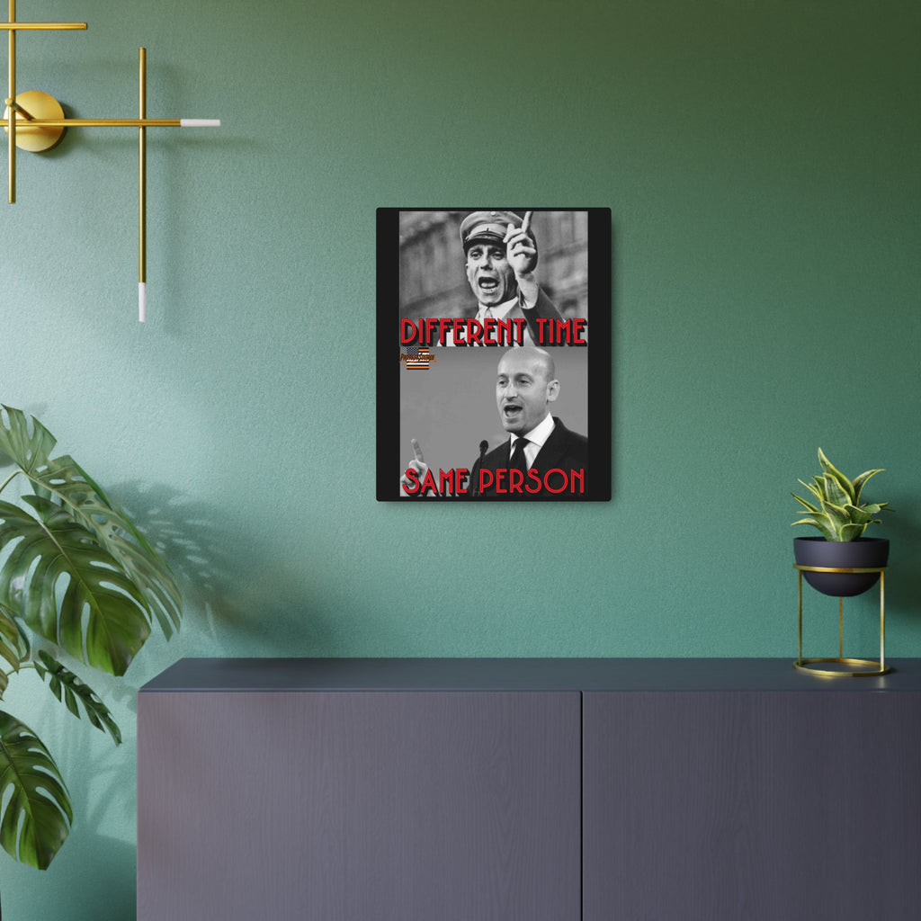 Different Time Same Person 16" X 20" Aluminum Metal Protest Sign