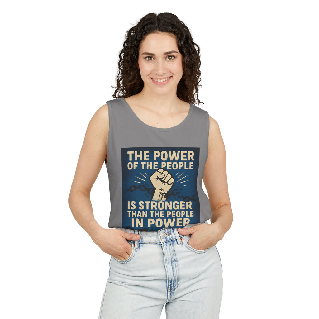 The Power of the People Unisex Cotton Tank Top