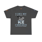 I Like My ICE Crushed Unisex Heavy Cotton Gildan Tee, Casual Wear, Gift for Activists, Comfortable Protest Wear