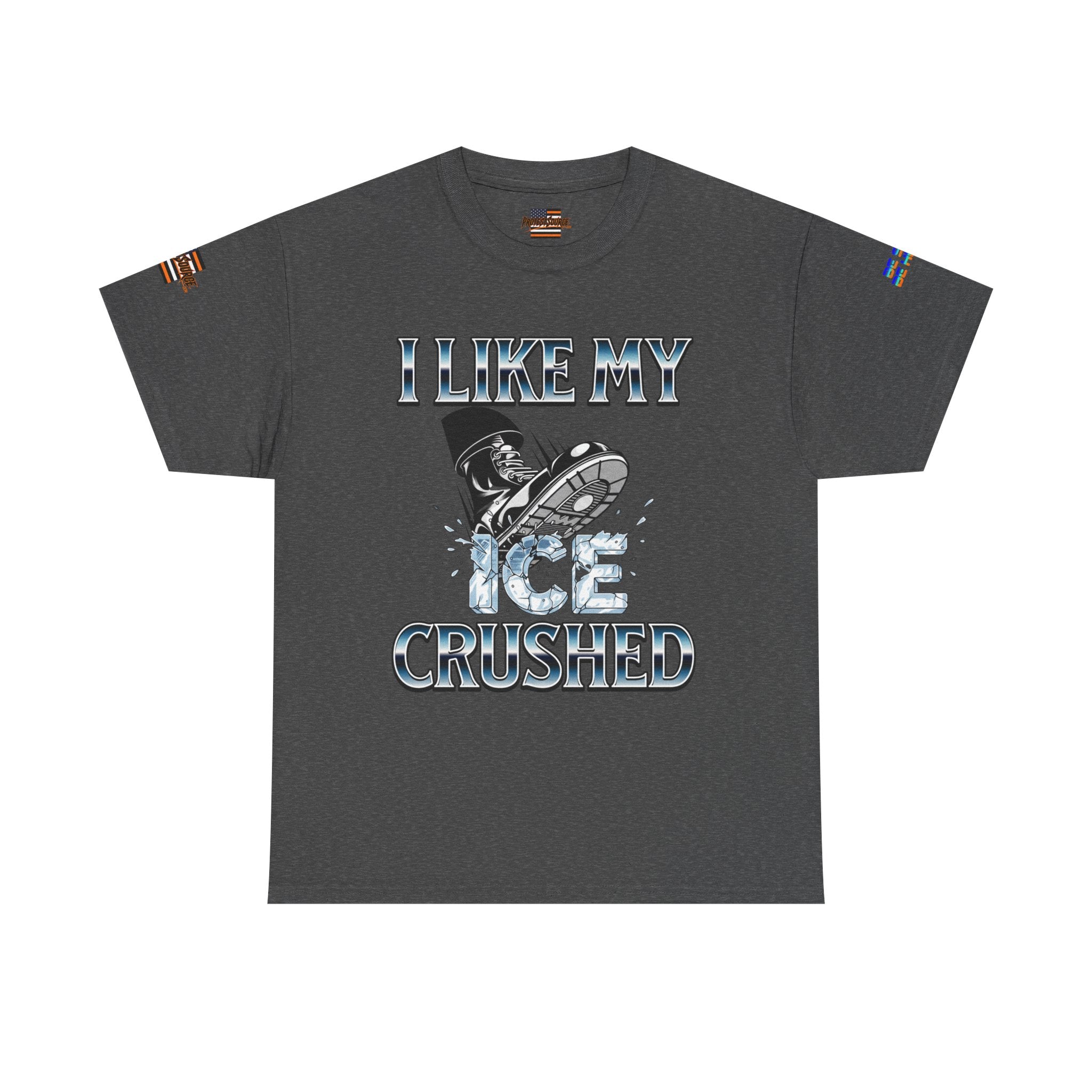 I Like My ICE Crushed Unisex Heavy Cotton Gildan Tee, Casual Wear, Gift for Activists, Comfortable Protest Wear