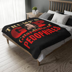 Guardians of Pedophiles 60" x 80" Velveteen Microfiber Blanket