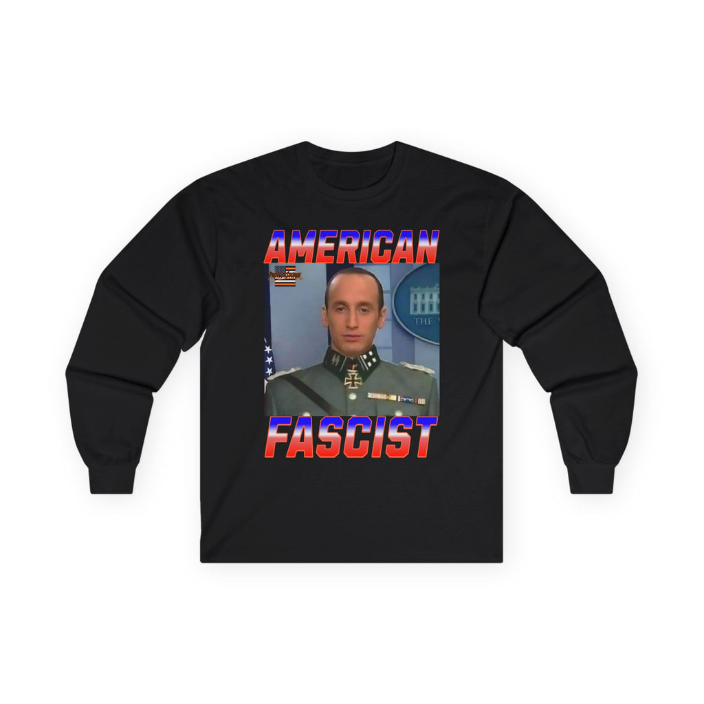 American Fascist Long Sleeve Cotton Gildan Tee