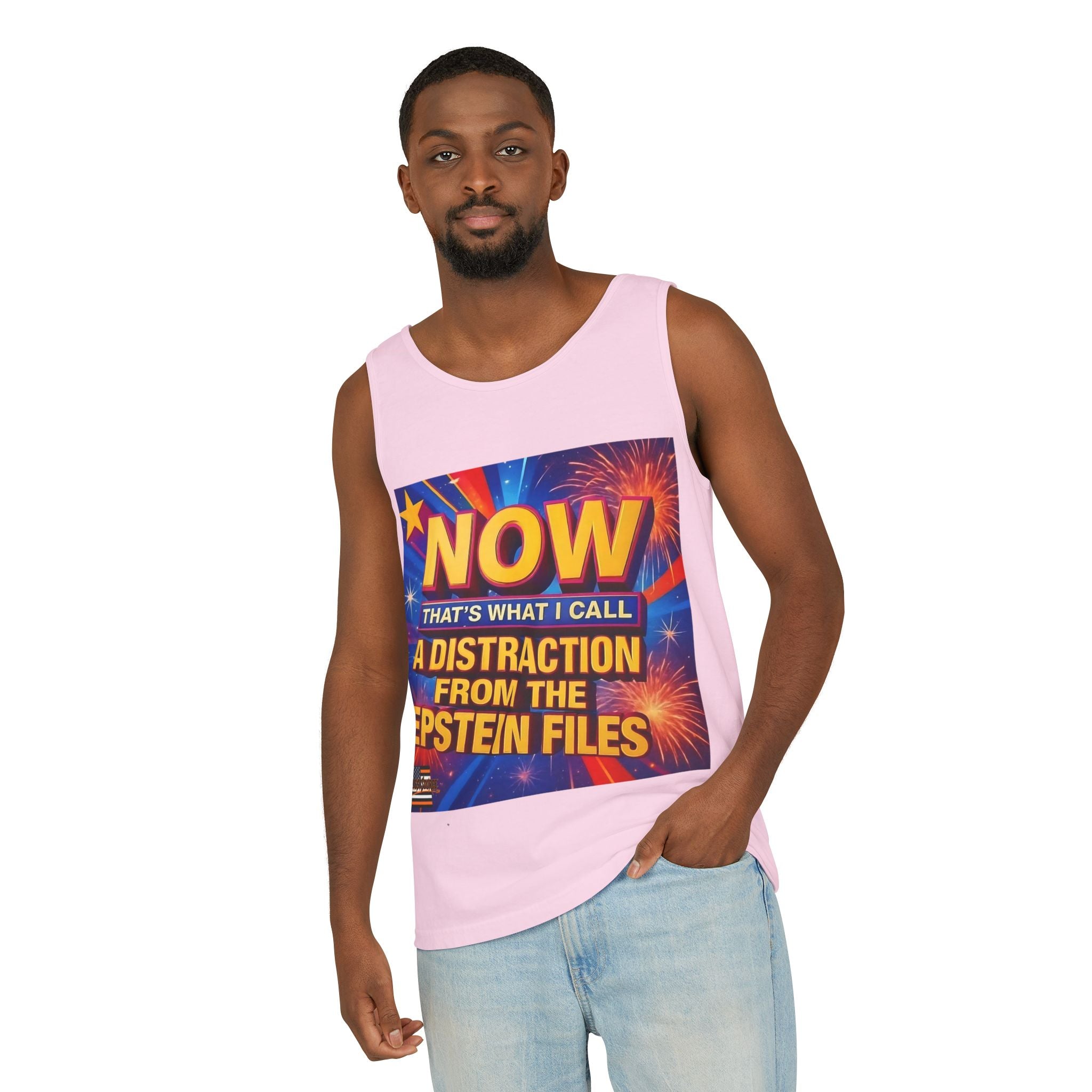 Now That's What I Call A Distraction Unisex Cotton Tank Top