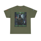 Real Police Don't Wear Masks Unisex Heavy Cotton Gildan Tee, Casual Wear, Gift for Activists, Comfortable Protest Wear