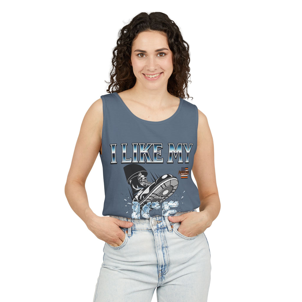I Like My ICE Crushed Unisex Cotton Tank Top
