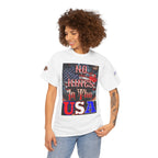 No Kings in the USA Unisex Heavy Cotton Gildan Tee, Casual Wear, Gift for Activists, Comfortable Protest Wear