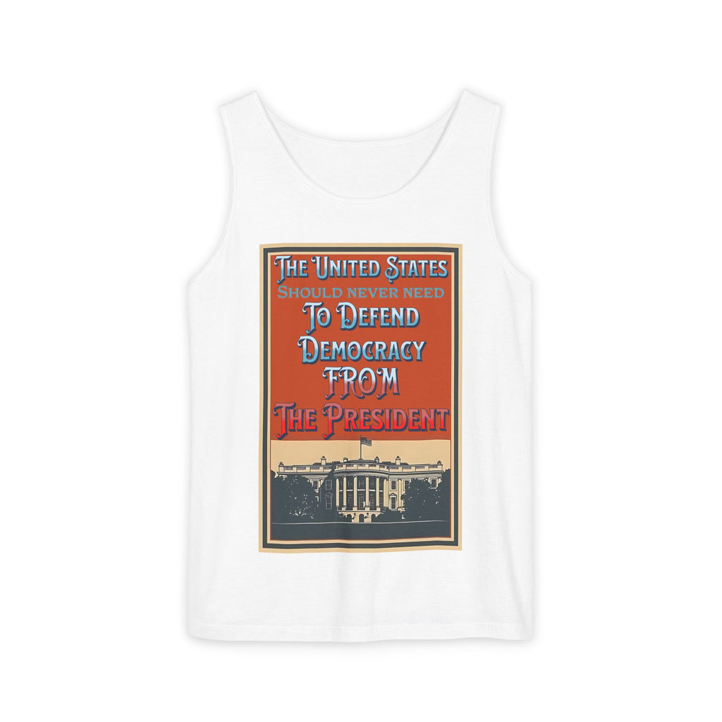 Defending Democracy Unisex Cotton Tank Top