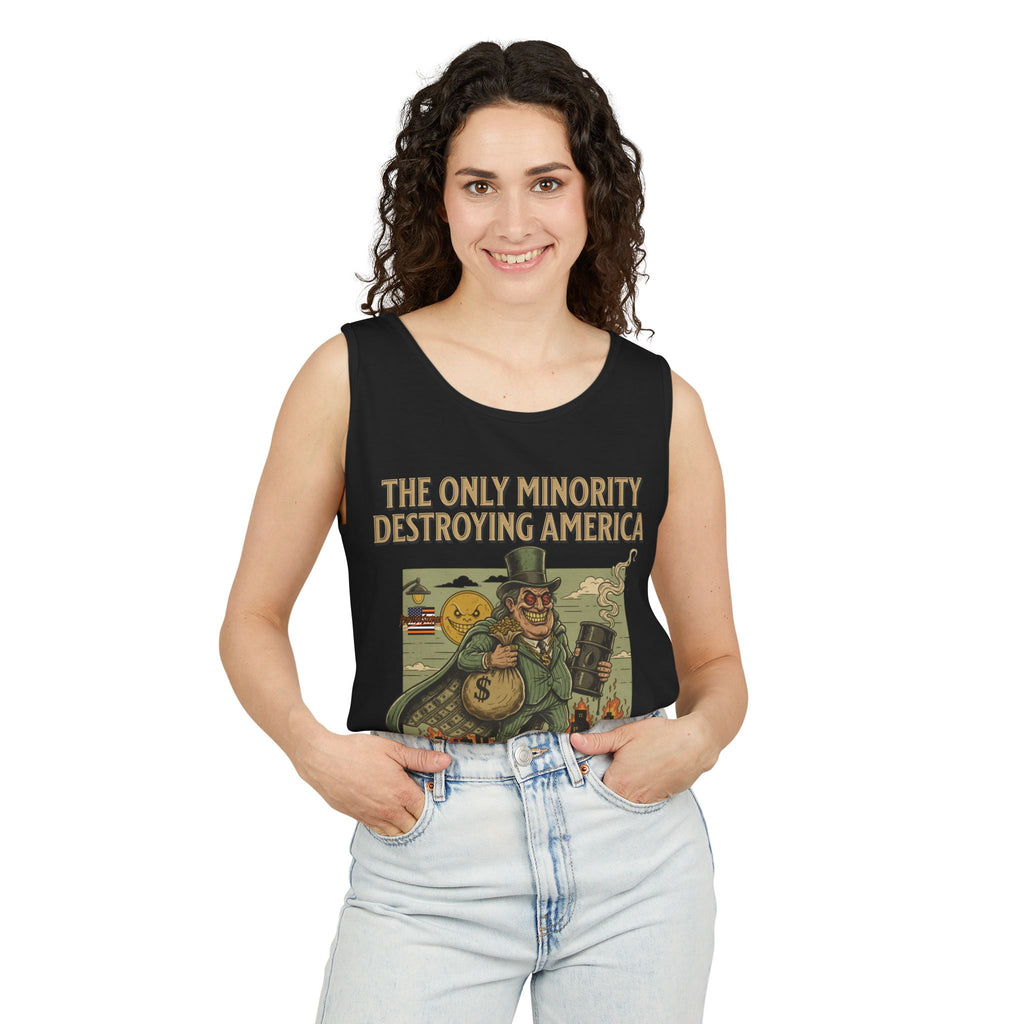 The Only Minority Destroying America Unisex Cotton Tank Top