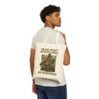 The Only Minority Destroying America Cotton Canvas Tote Bag