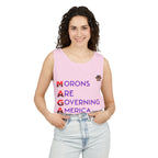 Morons Are Governing America Unisex Cotton Tank Top