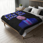 Did You Even Say Thank You 60"X 80" Velveteen Microfiber Blanket