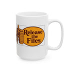 Release The Files 15 oz. Ceramic Coffee Mug, Perfect for Activists, Protests, Gifts, and Daily Use