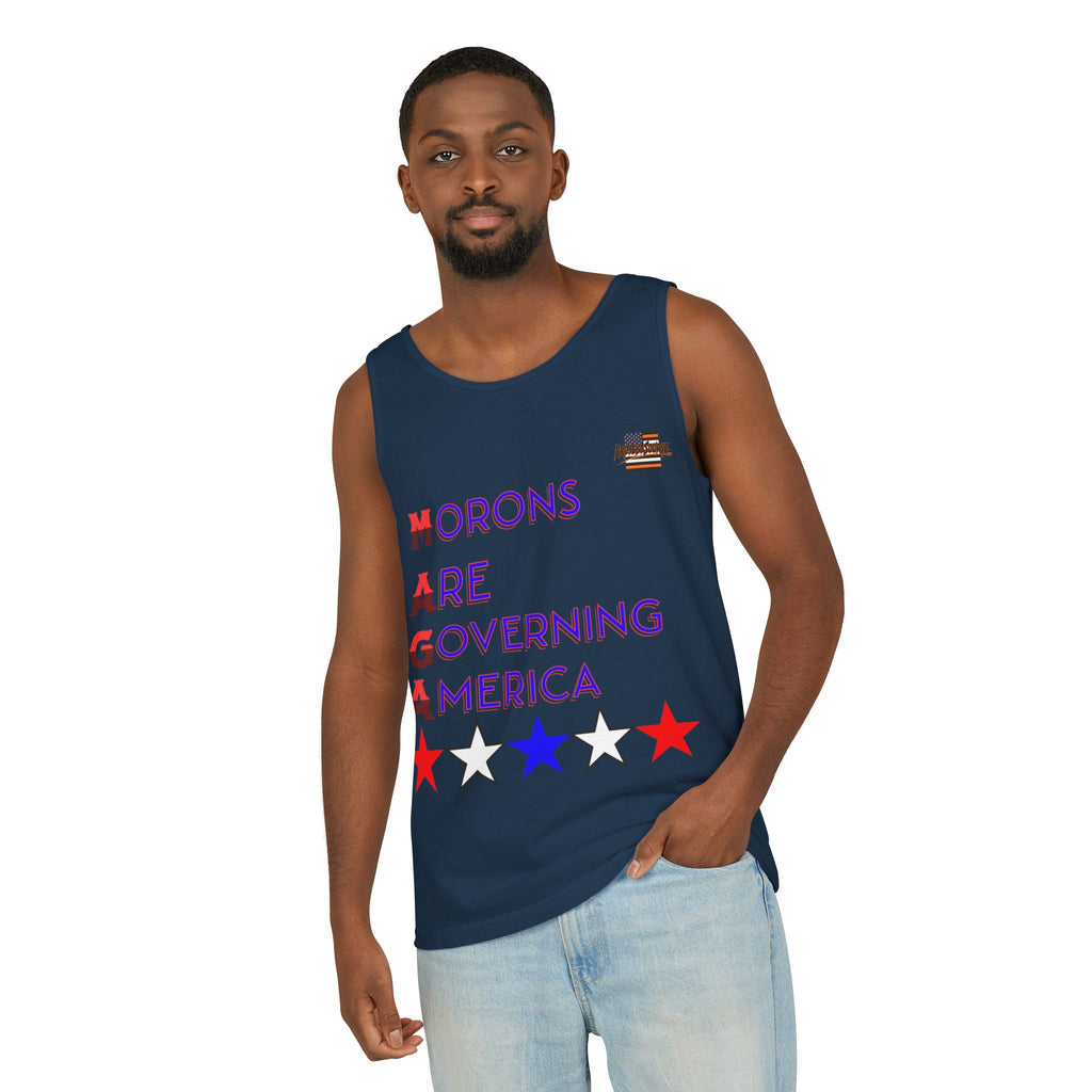 Morons Are Governing America Unisex Cotton Tank Top