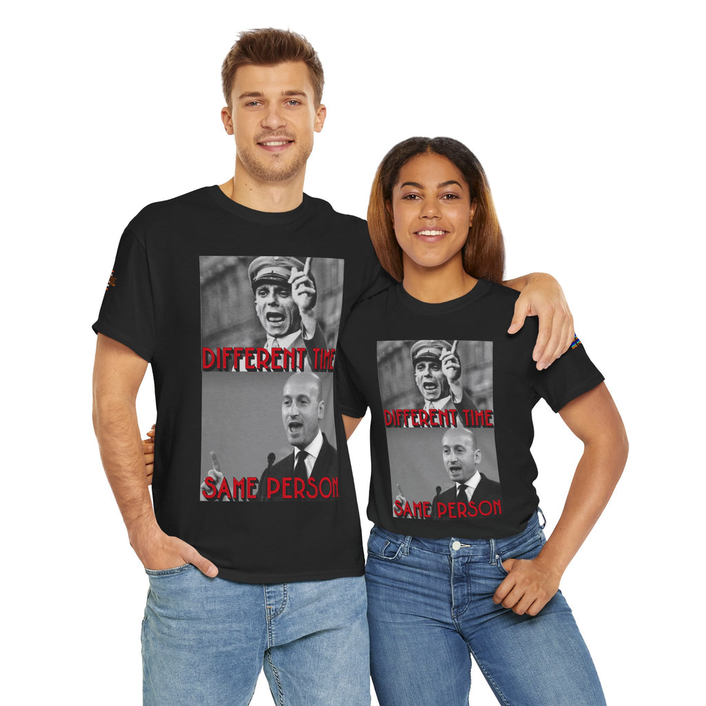 Different Time, Same Person Unisex Heavy Cotton Gildan Tee