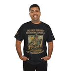 The Only Minority Destroying America Unisex Heavy Cotton Gildan Tee, Casual Wear, Gift for Activists, Comfortable Protest Wear