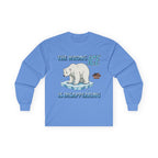 The Wrong ICE is Disappearing Long Sleeve Cotton Gildan Tee