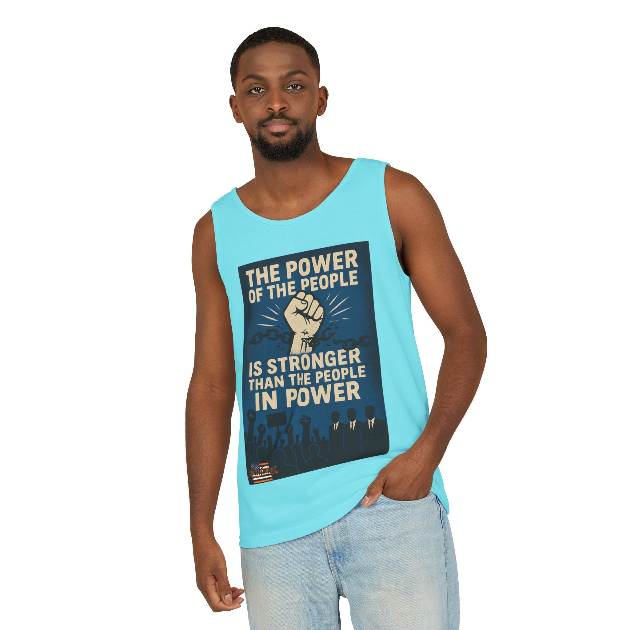 The Power of the People Unisex Cotton Tank Top