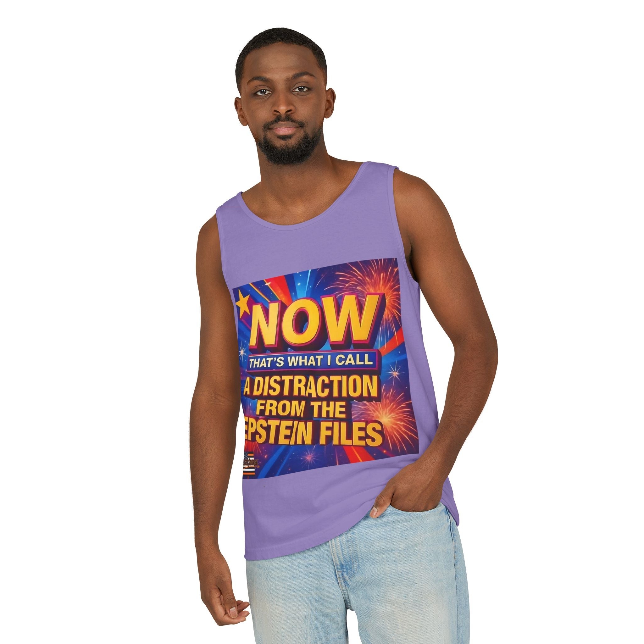 Now That's What I Call A Distraction Unisex Cotton Tank Top