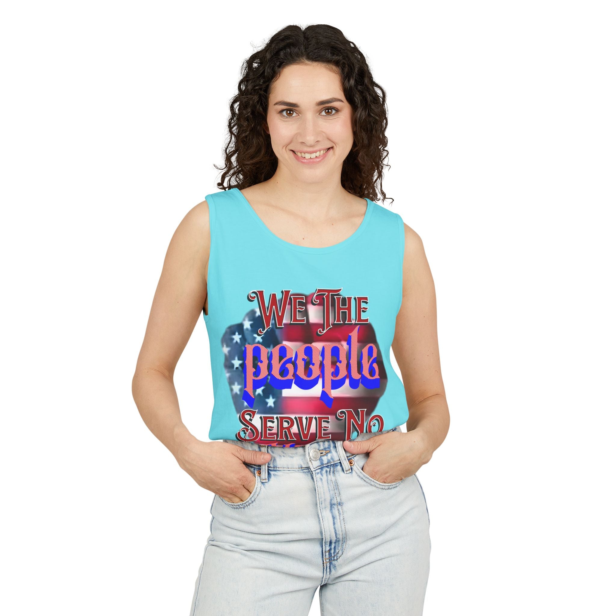 We The People Serve No Kings Unisex Cotton Tank Top