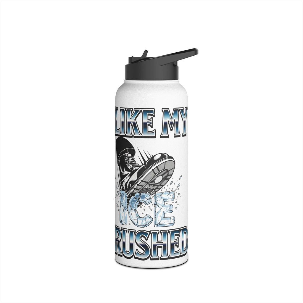 I Like My ICE Crushed Insulated  32 oz. Water Bottle, Perfect for Activists, Protests, Commuters, Gifts, and Daily Use