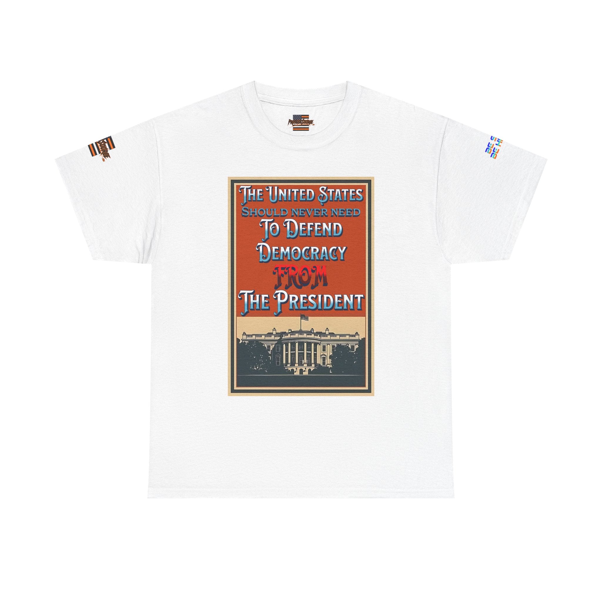 Defending Democracy Unisex Heavy Cotton Gildan Tee