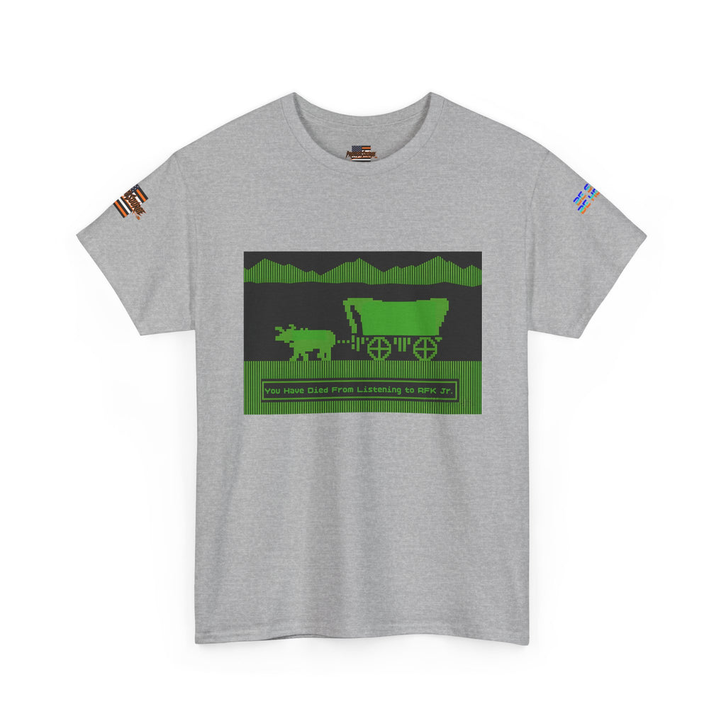 RFK Jr. Kills Unisex Heavy Cotton Gildan Tee, Casual Wear, Gift for Activists, Comfortable Protest Wear