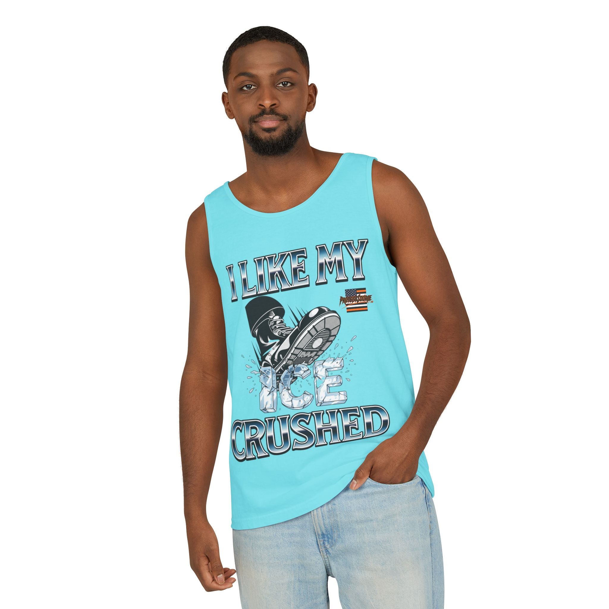 I Like My ICE Crushed Unisex Cotton Tank Top