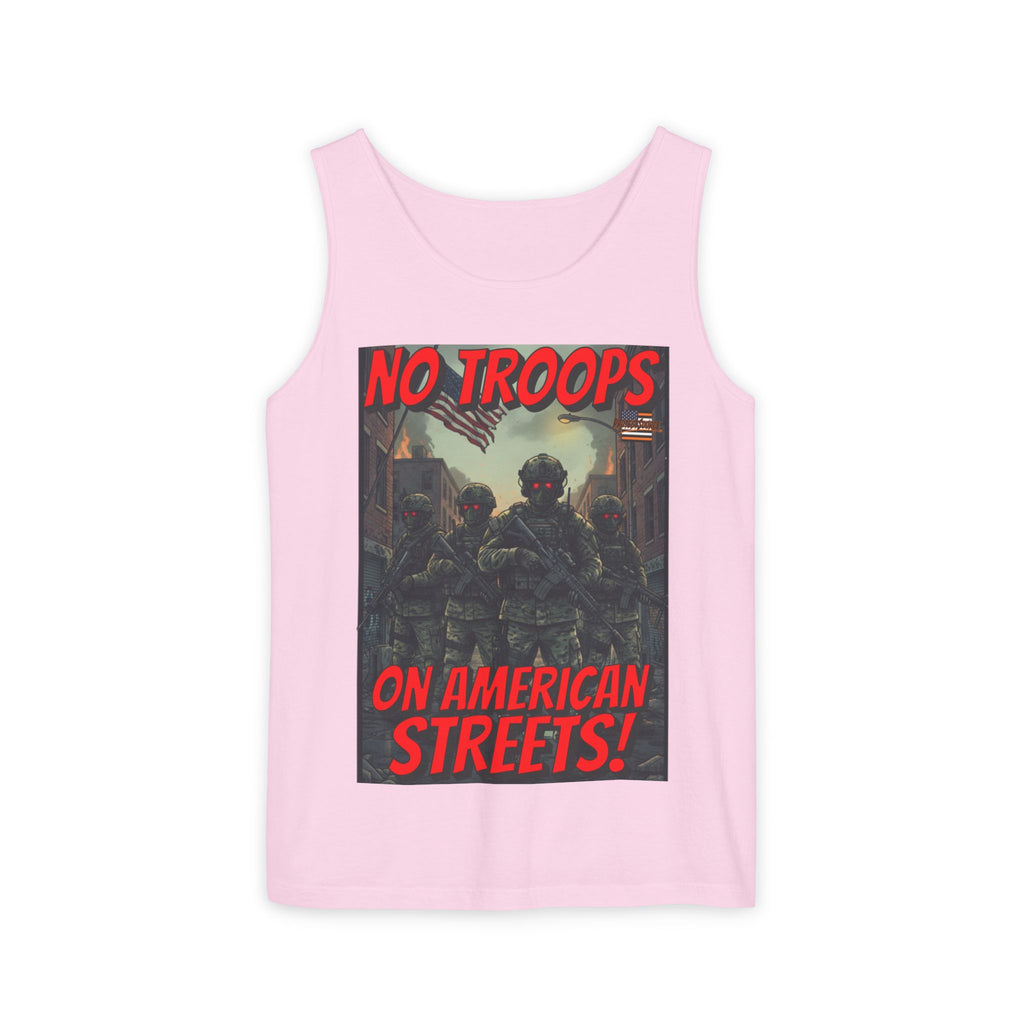 No Troops On American Streets Unisex Cotton Tank Top