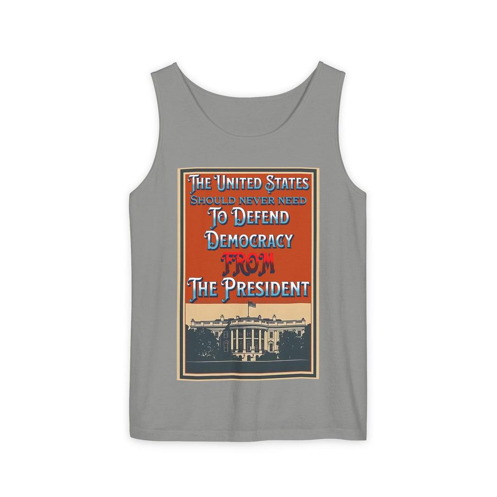 Defending Democracy Unisex Cotton Tank Top