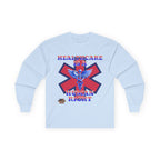 Healthcare is a Human Right Long Sleeve Cotton Gildan Tee