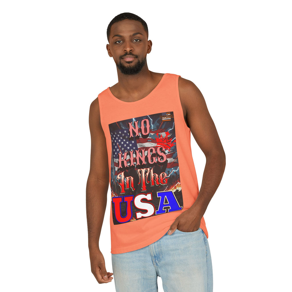 No Kings In The USA Unisex Cotton Tank Top