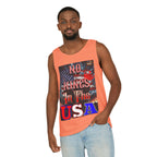 No Kings In The USA Unisex Cotton Tank Top