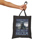 Closed Due to the Rise of Fascism Cotton Canvas Tote Bag