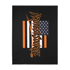Free Speech for Me but not for Thee Protest-Themed 60" x 80" Velveteen Microfiber Blanket, Cozy, Soft Warmth for Activists, Great for Rallies, Home Decor, Gifting