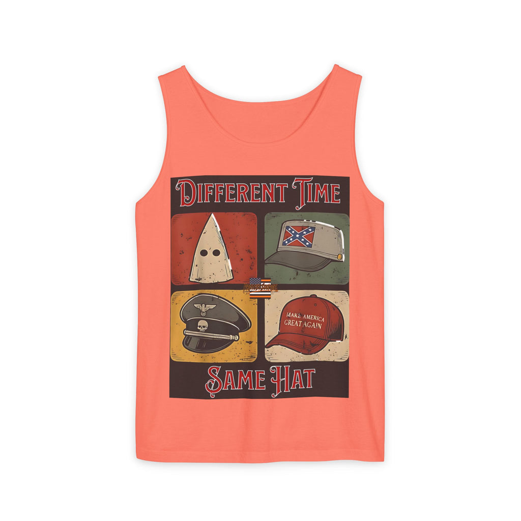Different Time, Same Hat Unisex Cotton Tank Top