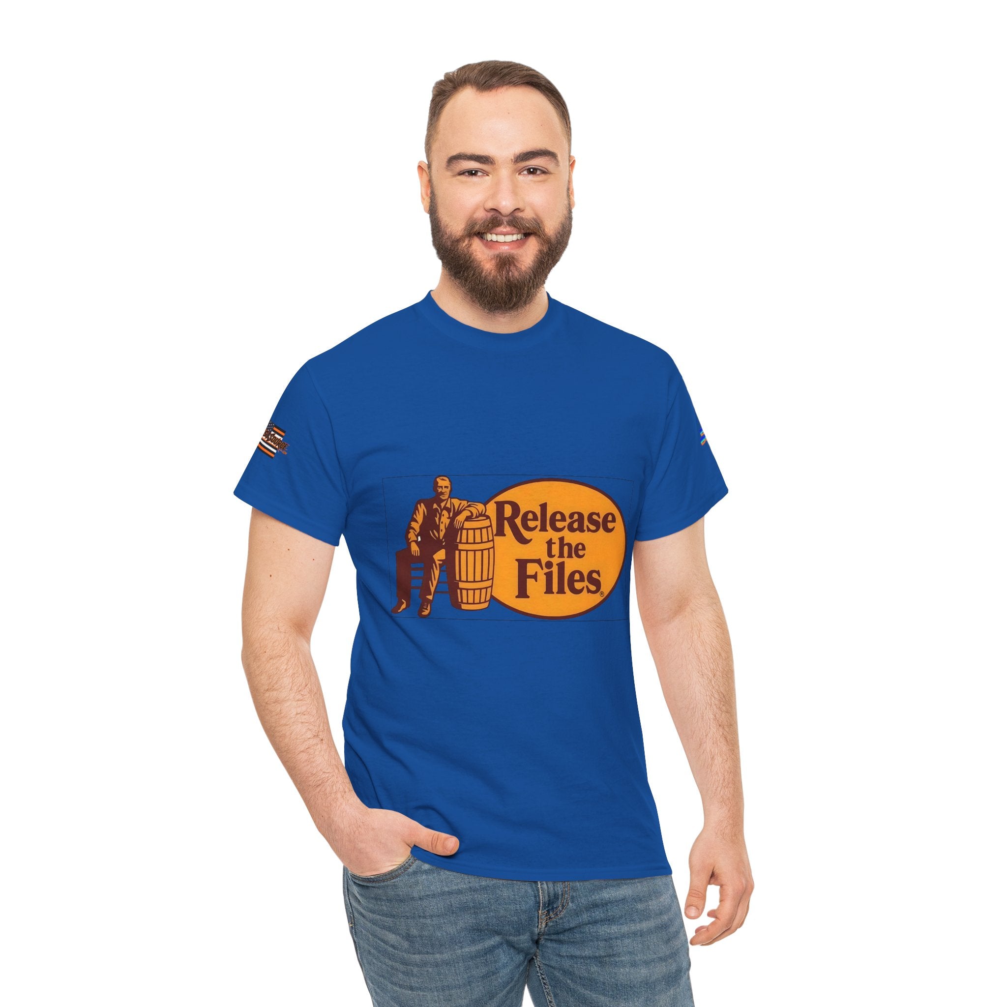 Release the Files Unisex Heavy Cotton Gildan Tee, Casual Wear, Gift for Activists, Comfortable Protest Wear