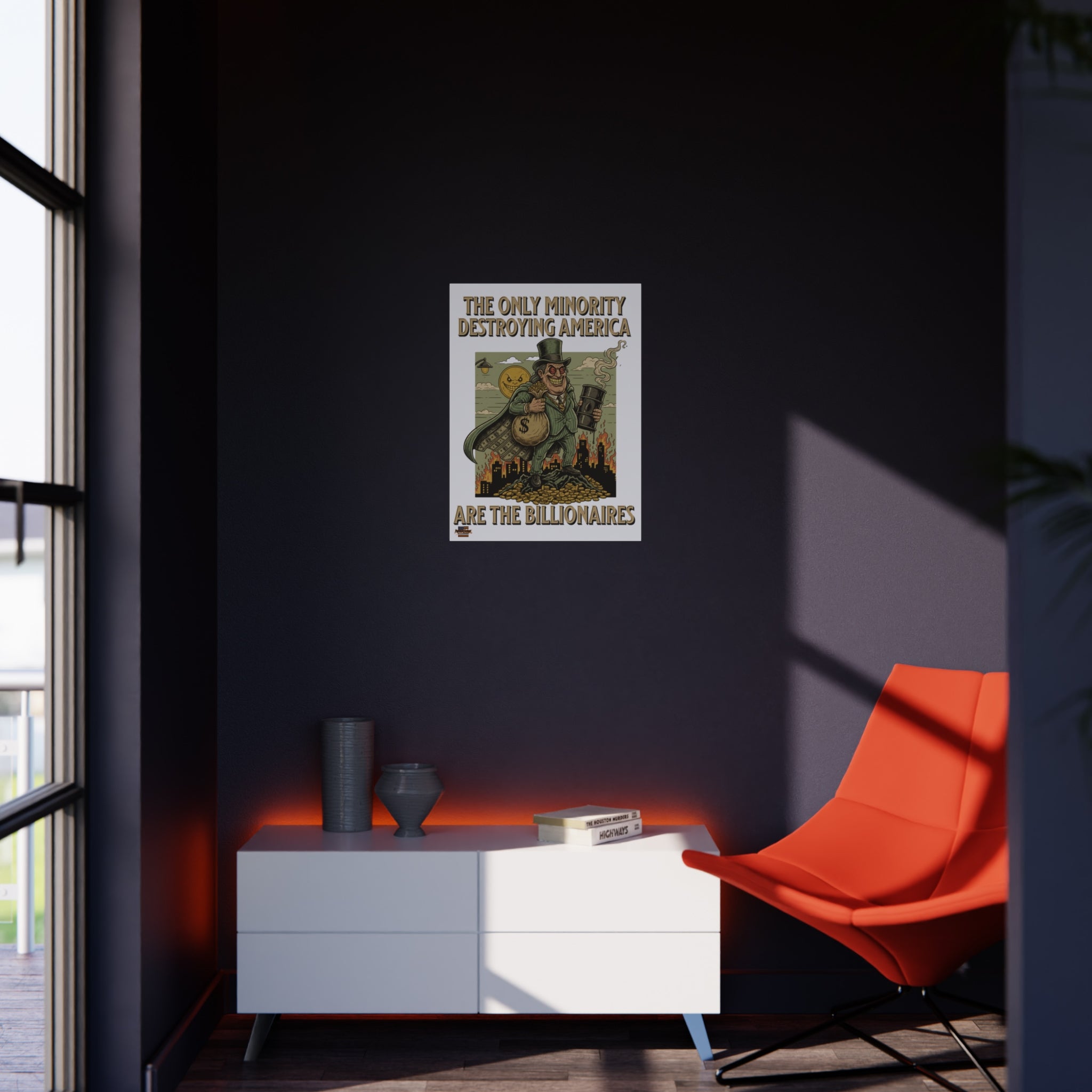 The Only Bad Minority Protest Sign, Durable Foam Board Art, Framable for Home, Unique Decor, Wall Art, Civil Rights Awareness, Gift for Activists