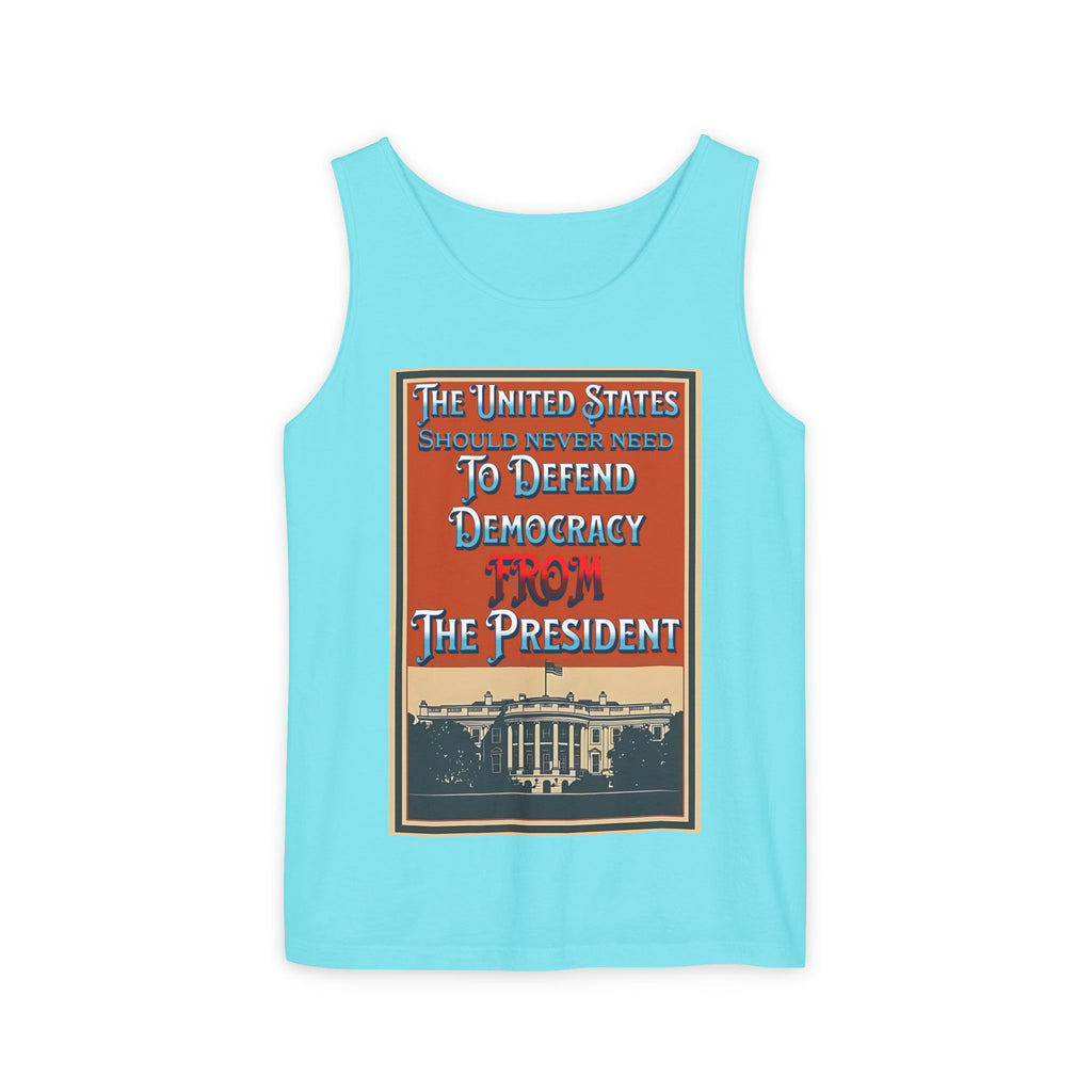 Defending Democracy Unisex Cotton Tank Top