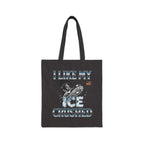 I Like My ICE Crushed Cotton Canvas Tote Bag