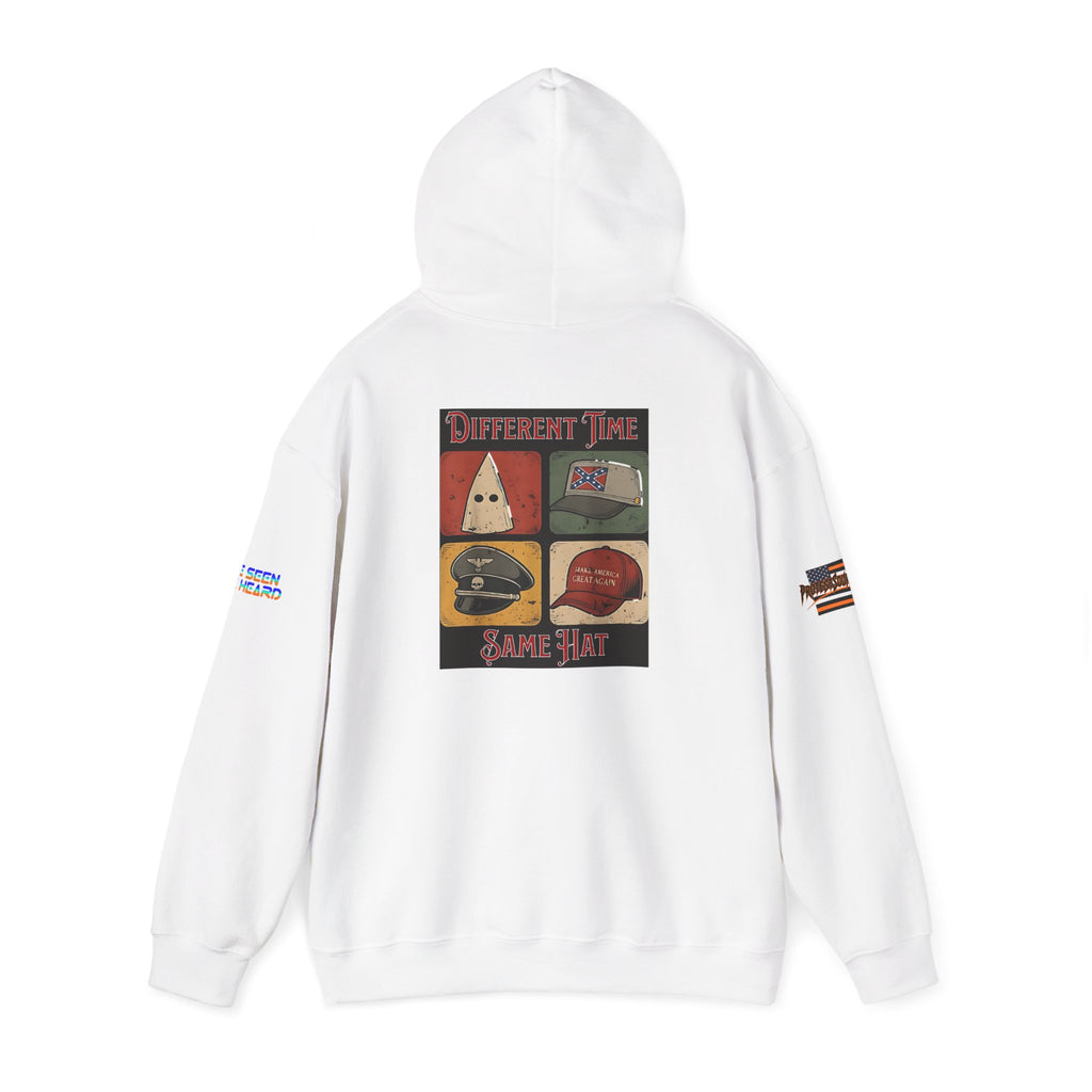 Different Time, Same Hat Unisex Heavy Blend Gildan Hoodie