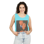Trump and Epstein Coldplay Cam Unisex Cotton Tank Top