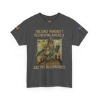 The Only Minority Destroying America Unisex Heavy Cotton Gildan Tee, Casual Wear, Gift for Activists, Comfortable Protest Wear