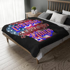 We The People Serve No Kings 60" X 80" Velveteen Microfiber Blanket