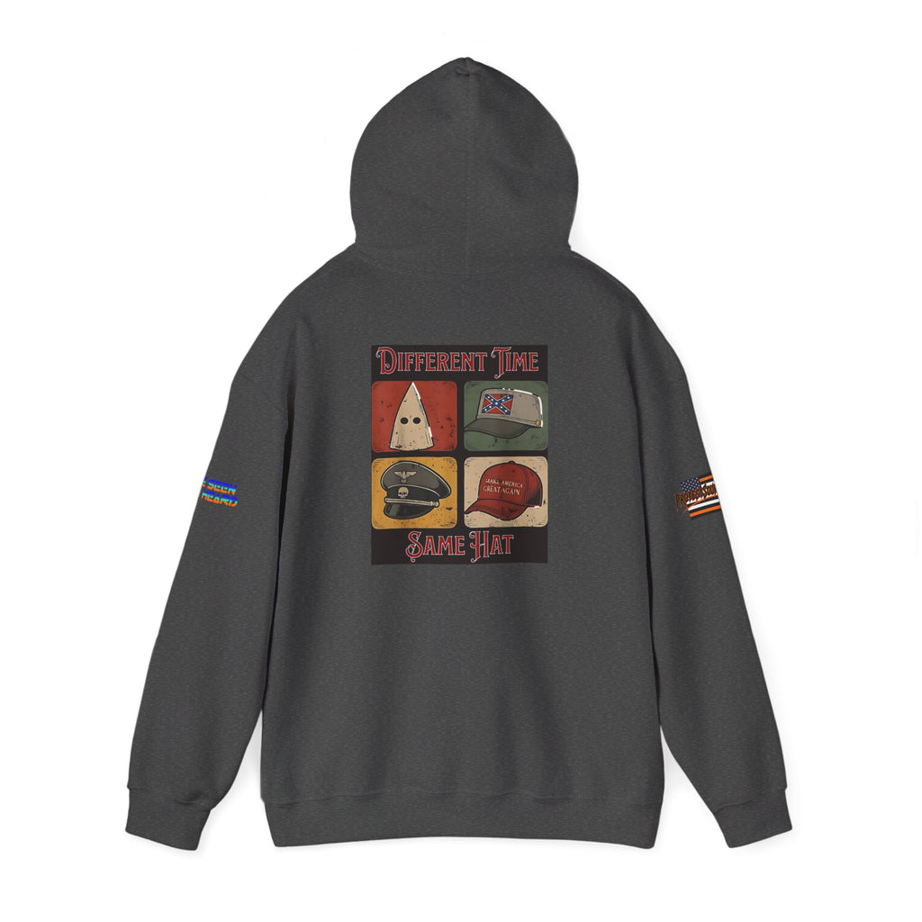 Different Time, Same Hat Unisex Heavy Blend Gildan Hoodie