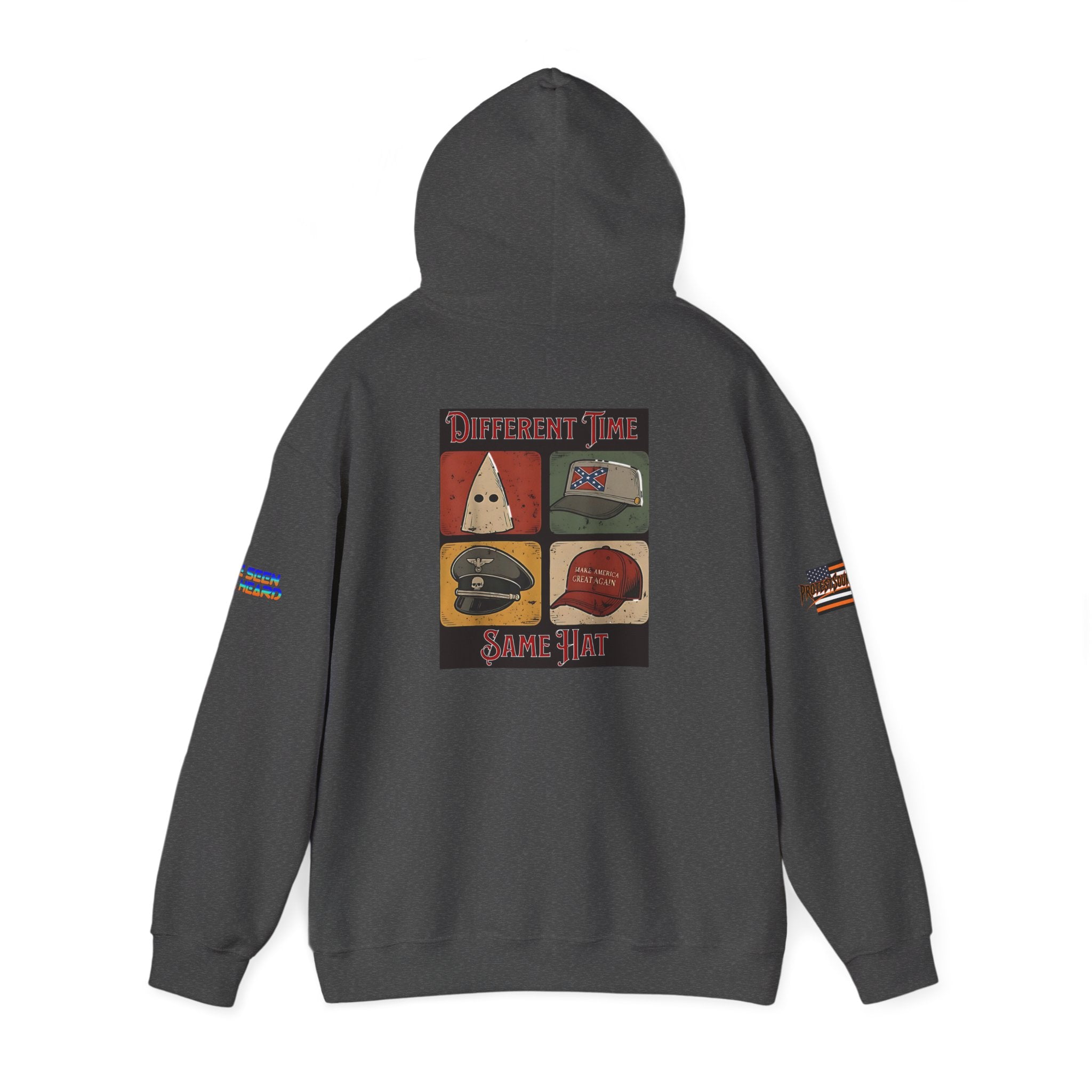 Different Time, Same Hat Unisex Heavy Blend Gildan Hoodie