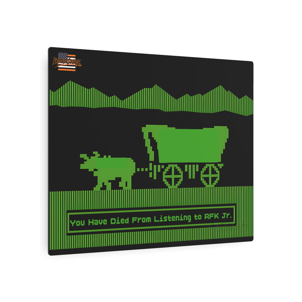 RFK Jr. Kills 20"X16" Aluminum Metal Protest Sign