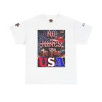 No Kings in the USA Unisex Heavy Cotton Gildan Tee, Casual Wear, Gift for Activists, Comfortable Protest Wear